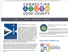 Tablet Screenshot of connectingcookcounty.com